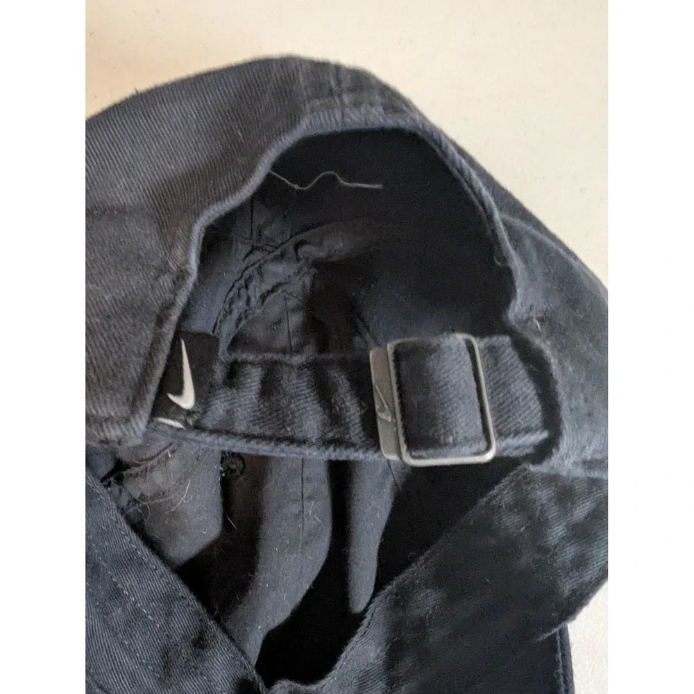 Nike Heritage 86 Black Baseball Cap Swoosh Logo Men One‎ Size